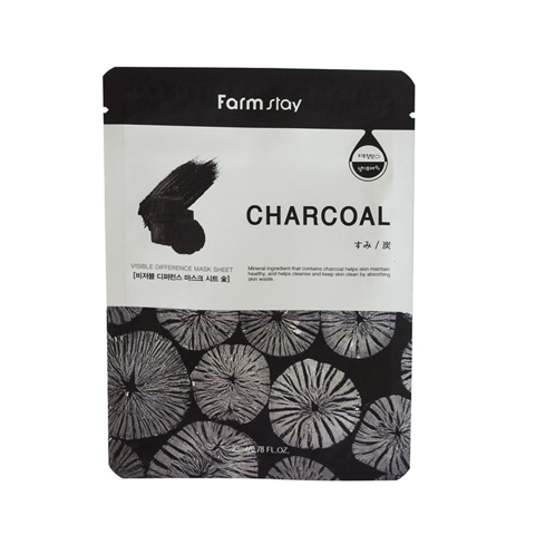 Купить FARM STAY VISIBLE DIFFERENCE CHARCOAL MASK SHEET (10ea)