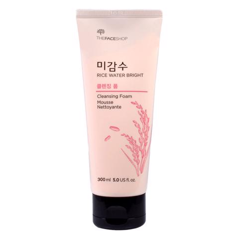 Купить THE FACE SHOP RICE WATER BRIGHT CLEANSING FOAM (300ml)