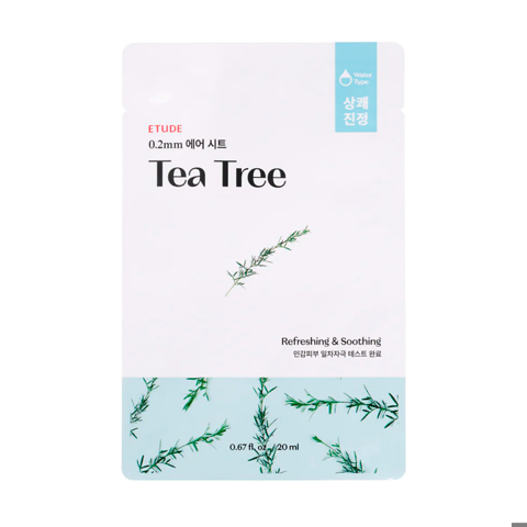 Купить ETUDE HOUSE 0.2 AIR THERAPY TEA TREE MASK SHEET (1ea)