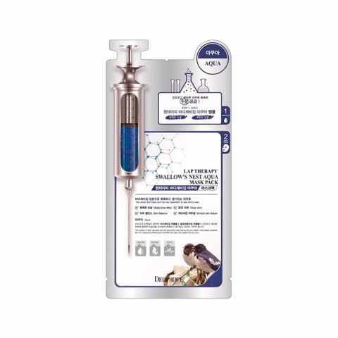 Купить "DEOPROCE LAP THERAPY AMPOULE/LAP THERAPY MASKPACK SWALLOWS NEST AQUA ( 25ml*5 ea)"