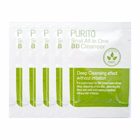 Купить PURITO SNAIL ALL IN ONE BB CLEANSER SAMPLE (5ea)