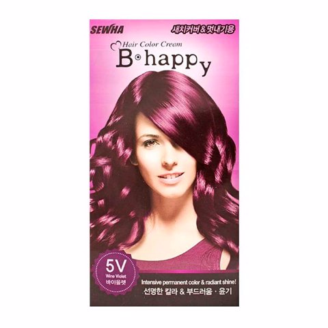 Купить SEWHA B-HAPPY HAIR WINE VIOLET (5V) (40gr+80ml)