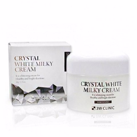 Купить 3W CLINIC CRYSTAL WHITE MILKY CREAM 50ml