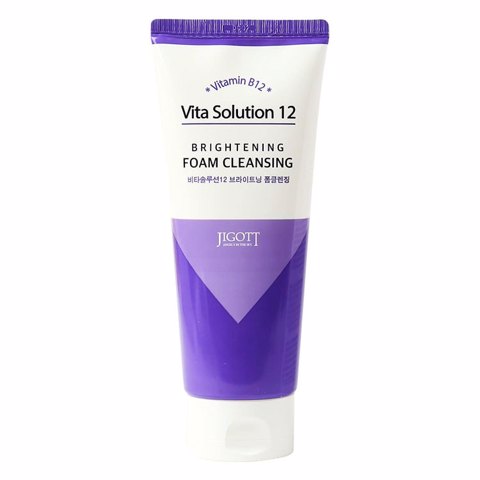 Купить JIGOTT VITA SOLUTION 12 VITAMIN B12 BRIGHTENING FOAM CLEANSING (180ml)