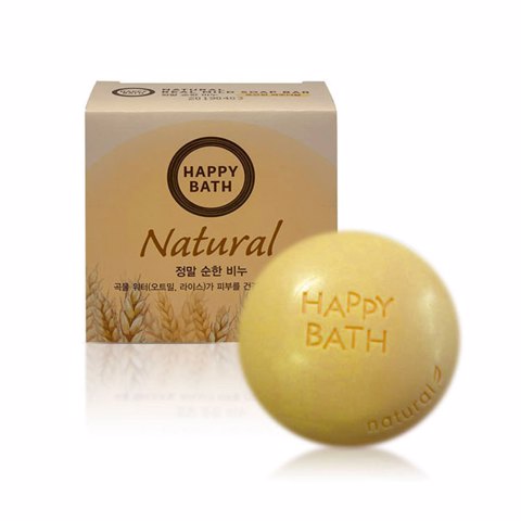 Купить HAPPY BATH NATURAL MILD RICE WATER SOAP (90gr*4ea)