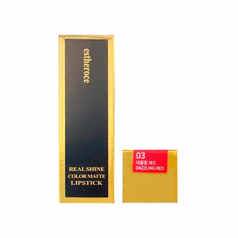 Купить 3113 DEOPROCE ESTHEROCE REAL SHINE COLOR MATTE LIPSTICK #03 DAZZLING RED (3.5gr)