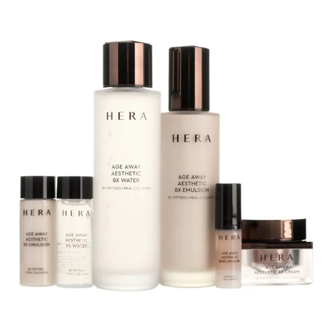 Купить HERA AGE AWAY AESTHETIC SET (150ml + 120ml + 25ml + 5ml)