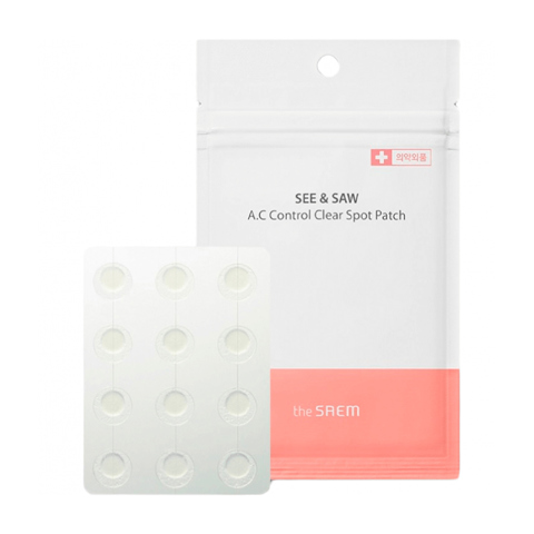 Купить THE SAEM SEE & SAW A.C CONTROL CLEAR SPOT PATCH (24 patches) [EXP 06/2026]