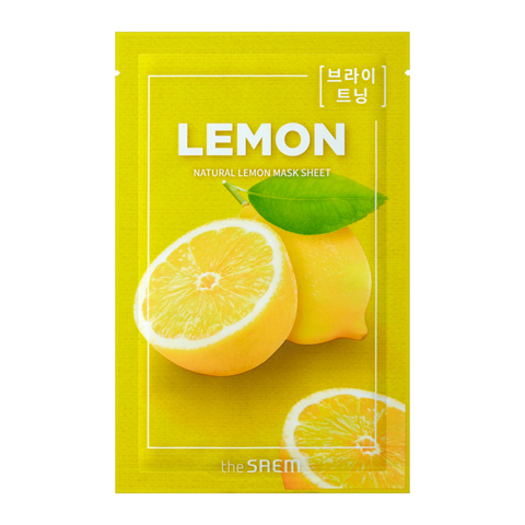 Купить THE SAEM NATURAL LEMON MASK SHEET (21ml)