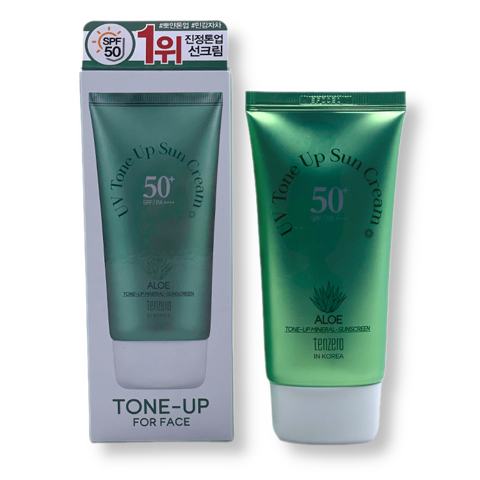 Купить TENZERO ALOE TONE-UP MINERAL SUNSCREEN (70ml)