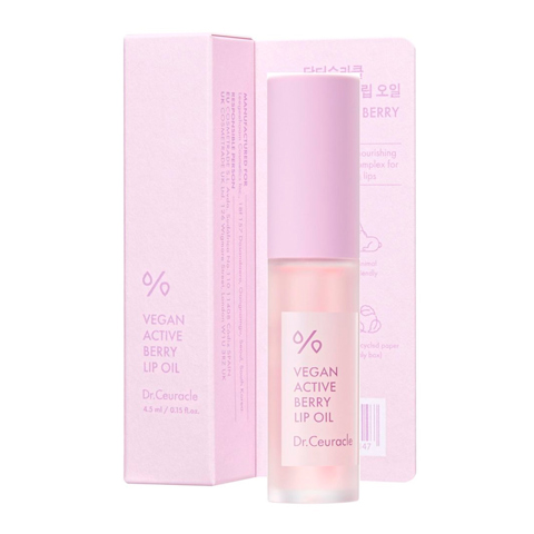 Купить DR. CEURACLE VEGAN ACTIVE BERRY LIP OIL (4.5ml)