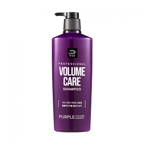 Купить MISE EN SCENE PROFESSIONAL VOLUME CARE PURPLE COLLAGEN SHAMPOO (680ml)