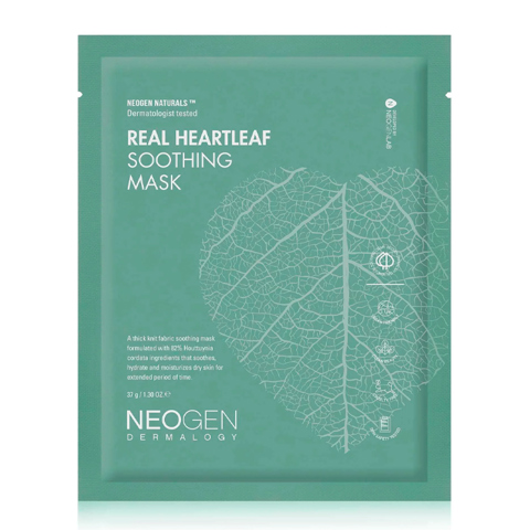 Купить NEOGEN DERMALOGY REAL HEARTLEAF SOOTHING MASK (37gr)