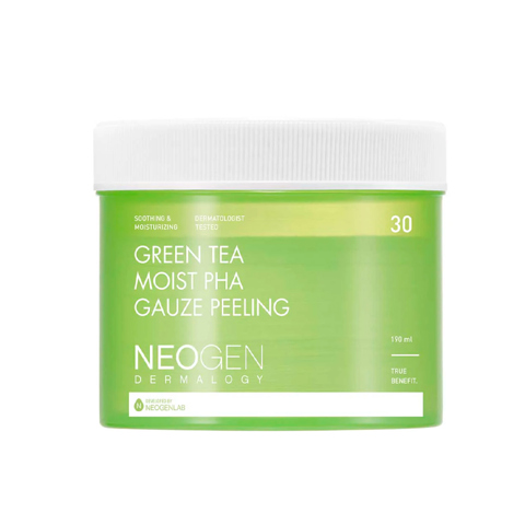 Купить NEOGEN DERMALOGY GREEN TEA MOIST PHA GAUZE PEELING (30 pads)