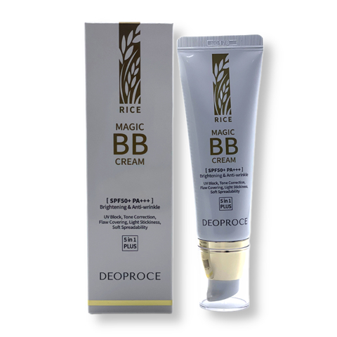 Купить 2255 DEOPROCE RICE MAGIC BB CREAM SPF50+ PA+++ (50gr)