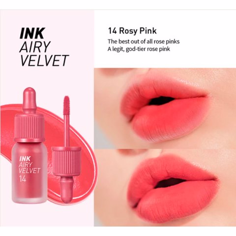 Купить [SALE] PERIPERA INK AIRY VELVET #14 ROSY PINK (4gr) [EXP 05/2025]