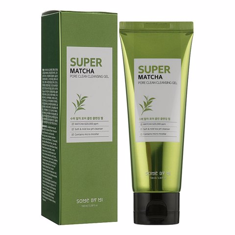 Купить [SALE] SOME BY MI SUPER MATCHA PORE CLEAN CLEANSING GEL (100ml) [EXP 05/2025]