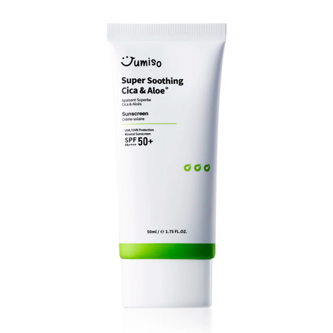 Купить [SALE] JUMISO SUPER SOOTHING CICA & ALOE SUNSCREEN SPF50+ PA++++ (50ml) [EXP 05/2025]