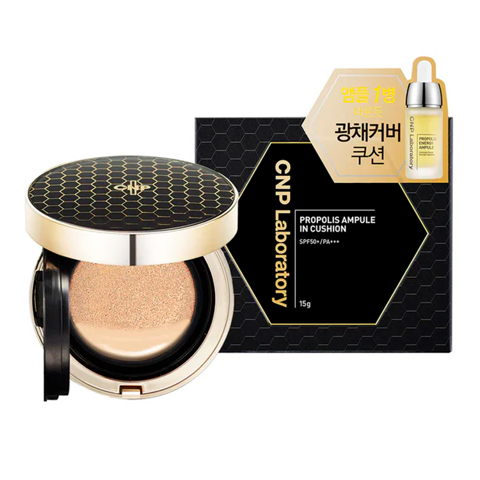 Купить CNP LABORATORY PROPOLIS AMPUKE IN CUSHION #21 LIGHT BEIGE SPF50+ PA+++ (15ml * 2ea)