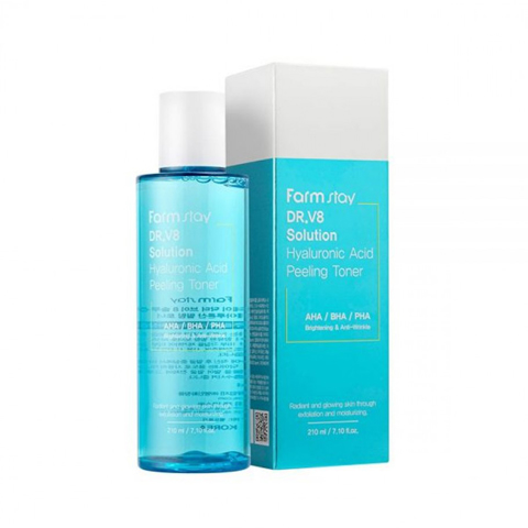 Купить [SALE] FARM STAY DR.8 SOLUTION HYALURONIC ACID PEELING TONER [EXP 05/2025]