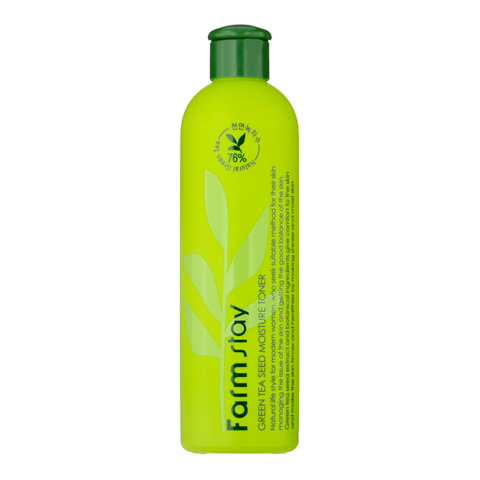 Купить [SALE] FARM STAY GREEN TEA SEED MOISTURE TONER (300ml) [EXP 05/2025]