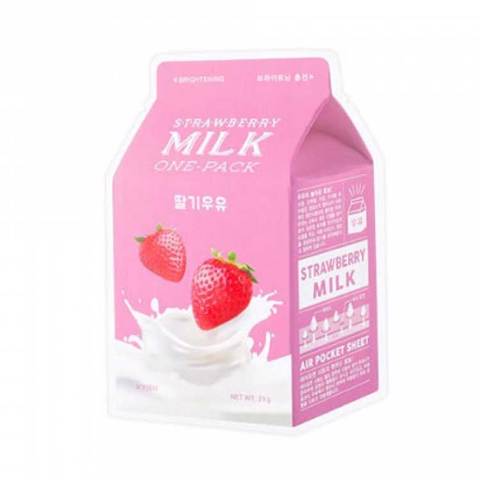 Купить [SALE] A'PIEU STRAWBERRY MILK ONE-PACK (21ml) [EXP 06/2025]