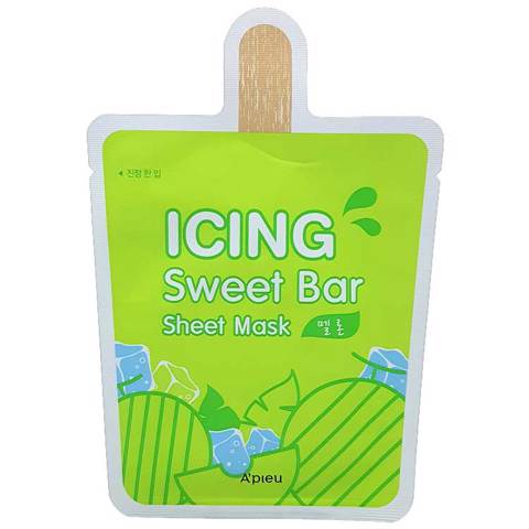 Купить [SALE] A'PIEU ICING SWEET BAR SHEET MASK MELON (21ml) [EXP 06/2025]