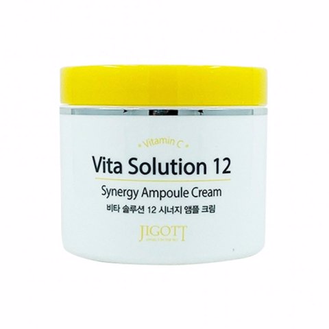 Купить [SALE] JIGOTT VITA SOLUTION 12 SYNERGY AMPOULE CREAM (100ml) [EXP 01/2025]