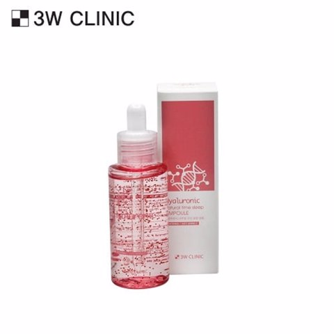 Купить [SALE] 3W CLINIC HYALURONIC NATURAL TIME SLEEP AMPOULE 60ml [EXP 04/2025]