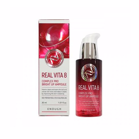 Купить [SALE] ENOUGH REAL VITA 8 COMPLEX PRO BRIGHT UP AMPOULE (30ml) [EXP 04/2025]