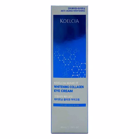 Купить [SALE] KOELCIA MAKE IT WHITENING COLLAGEN EYE CREAM (40ml) [EXP 02/2025]