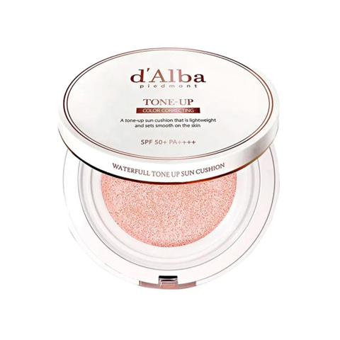 Купить D'ALBA WATERFULL TONE UP SUN CUSHION SPF 50+ PA++++ (15gr)