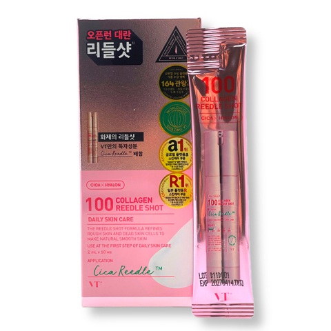 Купить VT COSMETICS COLLAGEN REEDLE SHOT 100 STICK (2ml * 10ea)