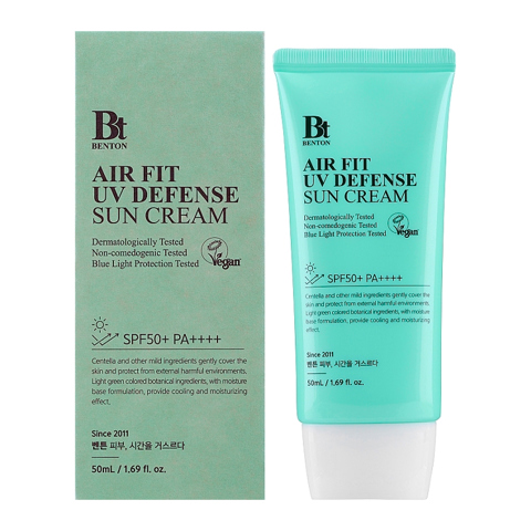 Купить BENTON AIR FIT UV DEFENSE SUN CREAM SPF50+ PA++++ (50ml)