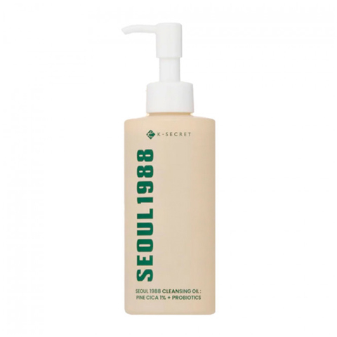 Купить K-SECRET SEOUL 1988 CLEANSING OIL : PINE CICA 1% + PROBIOTICS (200ml)