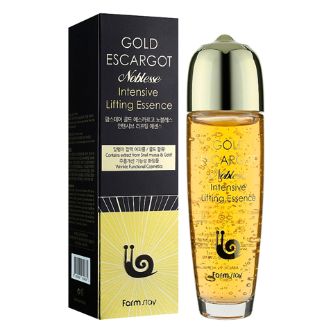 Купить [SALE] FARM STAY GOLD ESCARGOT NOBLESSE INTENSIVE LIFTING ESSENCE (150ml) [EXP 09/2025]