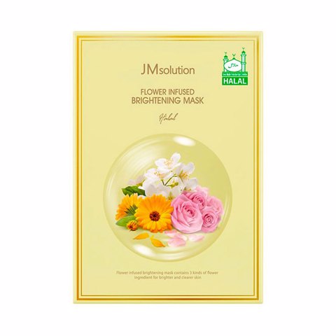 Купить [SALE] JM SOLUTION FLOWER INFUSED BRIGHTENING MASK (30ml*10ea) [EXP 07/2025]