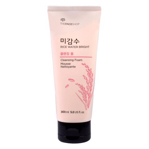 Купить [SALE] THE FACE SHOP RICE WATER BRIGHT CLEANSING FOAM (300ml) [EXP 10/2025]