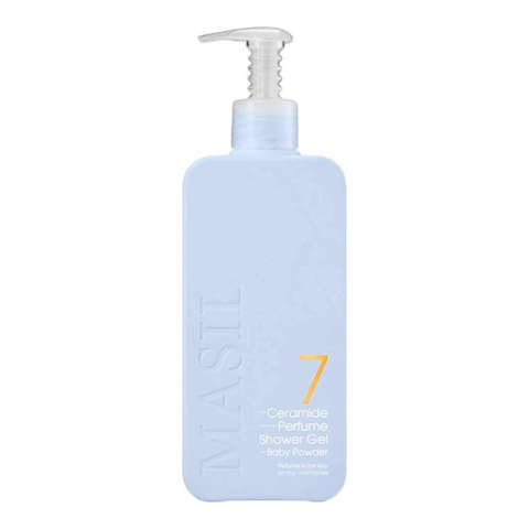 Купить [SALE] MASIL 7 CERAMIDE PERFUME SHOWER GEL BABY POWDER (300ml) [EXP 10/2025]