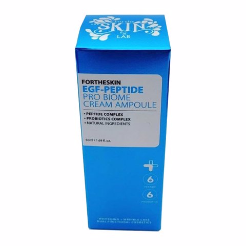 Купить [SALE] FORTHESKIN EGF-PEPTIDE PRO BIOME CREAM AMPOULE (50ml) [EXP 10/2025]