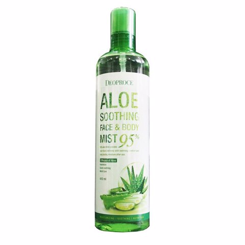 Купить [SALE] 1215 DEOPROCE ALOE SOOTHING FACE & BODY MIST 95% (410ml) [EXP 10/2025]