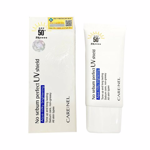 Купить [SALE] CARE:NEL NO SEBUM PERFECT UV SHIELD SPF 50+ PA++++ (50ml) [EXP 09/2025]