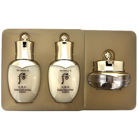 Купить [SALE] THE HISTORY OF WHOO CHEONGIDON RADIANT 3PCS GIFT SET (25ml+25ml+10ml) [EXP 08/2025]