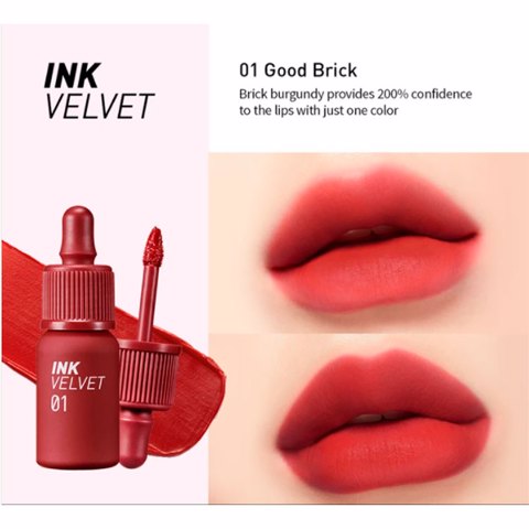 Купить [SALE] PERIPERA INK VELVET #01 GOOD BRICK (4gr) [EXP 09/2025]