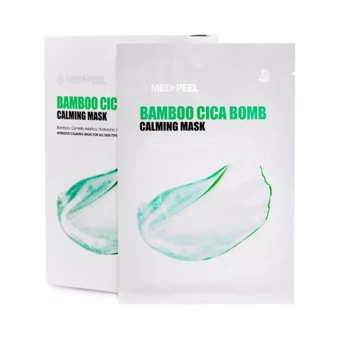 Купить [SALE] MEDI-PEEL BAMBOO CICA BOMB CALMING MASK (10ea) [EXP 09/2025]