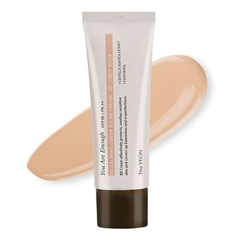 Купить THE YEON 2X CALMING COVER FIT BB CREAM #001 LIGHT BEIGE (50ml)