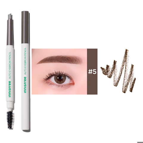 Купить INNISFREE AUTO EYEBROW PENCIL #05 MIDNIGHT ESPRESSO BROWN (0.3gr)