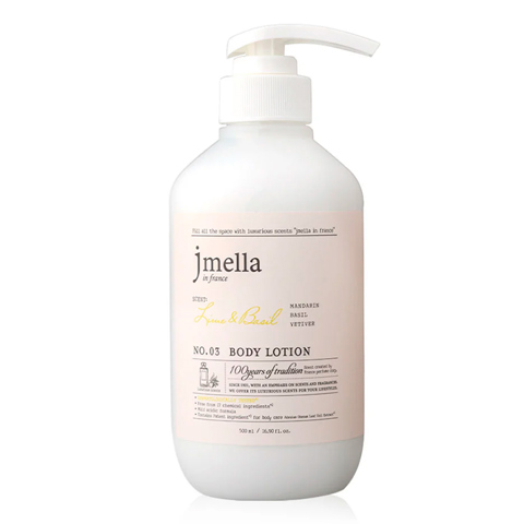 Купить JMELLA IN FRANCE BODY LOTION #03 LIMONE & BASIL (500ml)