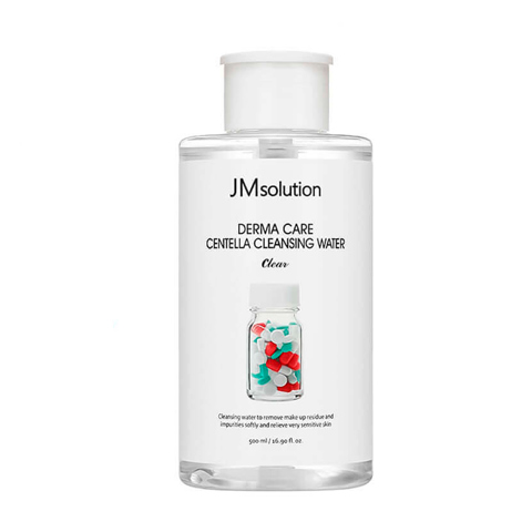 Купить JM SOLUTION DERMA CARE CENTELLA CLEANSING WATER CLEAR (500ml)