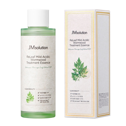 Купить JM SOLUTION RELEAF MILD ACIDIC WORMWOOD TREATMENT ESSENCE (200ml)